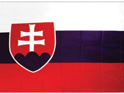 Slovakia 12"x18" Stick Flag
