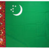 Turkmenistan 2x3' Poly Flag