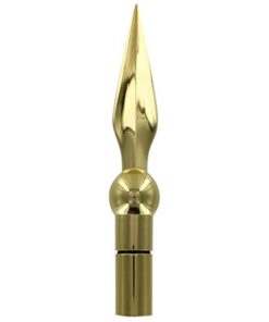 Brass Flagpole Staff Spear