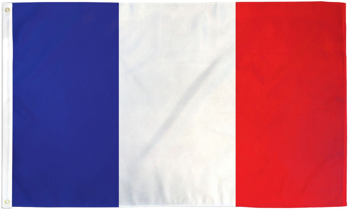 France & U.S.Flags Lapel Pin