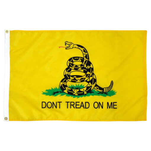 Dont Tread on Me Flag 3x5 Ft Embroidered Gadsden Flag
