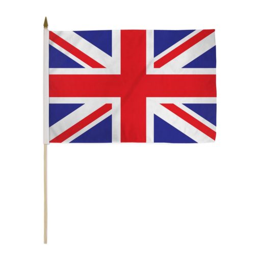 Great Britian 12x18in Stick Flag