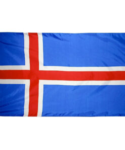 2 ft. X 3 ft. Nyl-Glo Iceland Flag, Iceland 2'x3' Nylon Flag, Perma-Nyl 2'x3' Nylon Iceland Flag