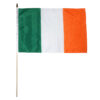 Ireland 12X18 inch Handheld Stick Flag