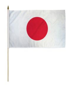 Japan 12x18in Stick Flag