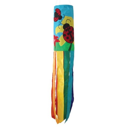 Ladybug Flower 40" Windsocks