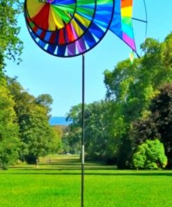 Large Rainbow Triple Spinners