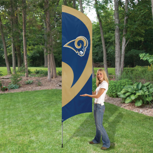 Los Angeles Rams Tall Team Flag Kit