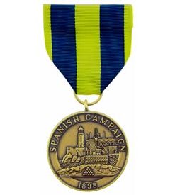 Spanish Campaign USMC 1898 Medal