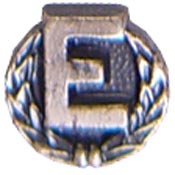 Silver E w/ Wreath