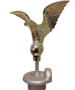 Outdoor Gold Flagpole Eagle