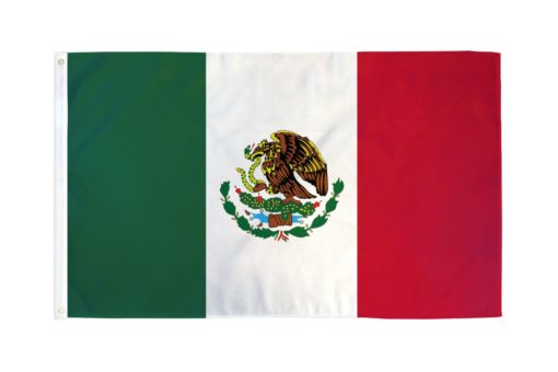 Mexico 3x5' Poly Flag