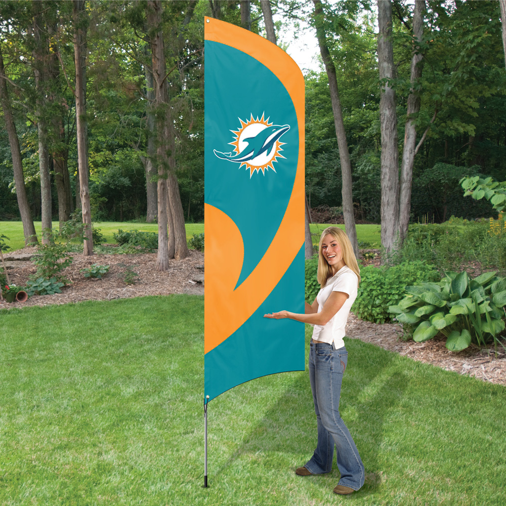 miami dolphins garden flag