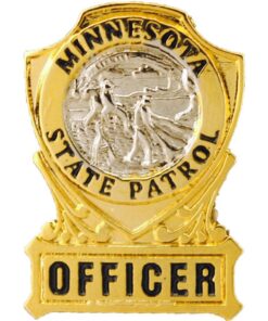 Minnesota State Patrol Badge Pin 1", MN State Patrol Pin