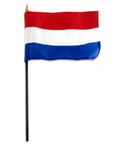 Netherlands Stick Flag 4″x6″, Netherlands 4″x6″ Stick Flag