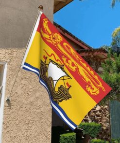 New Brunswick Flag 3x5ft Poly, New Brunswick Flag 3x5 ft Polyester Canadian Province