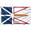 Perma-Nyl 3'x5' Nylon Newfoundland and Labrado Flag