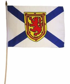 Nova Scotia Canadian Province 12"x18" Stick Flag