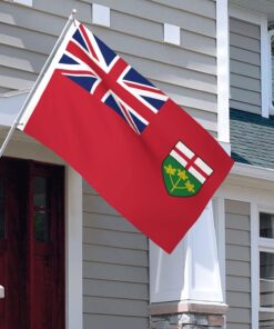 Ontario Flag 2x3ft Poly, Ontario Flag 2x3 ft Polyester Canadian Province