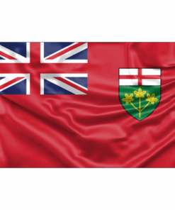 Ontario Flag 3x5ft Canadian Territory Flag, Ontario 3'x5' Nylon Flag, Perma-Nyl 3'x5' Nylon Ontario Flag