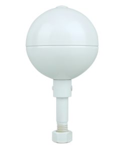 White Anodized Aluminum Ball
