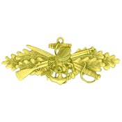 Seabees Combat Warfare (officer 1 1/2")