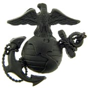 USMC Emb (black) 1 1/4"