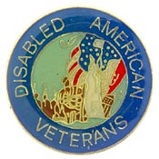 Disabled American Veteran pin