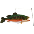 Swimming Large Mouth Bass
