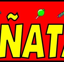 3' x 10' Pinatas Banner