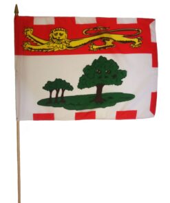 Prince Edward Island Canadian Province 12"x18" Stick Flag