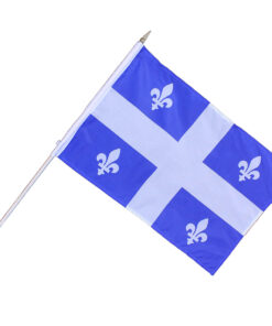 Quebec Canadian Province 12"x18" Stick Flag