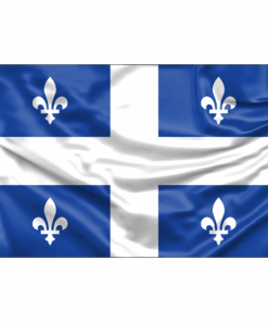 Quebec Flag 3x5ft Canadian Territory Flag, Quebec 3'x5' Nylon Flag, Perma-Nyl 3'x5' Nylon Quebec Flag