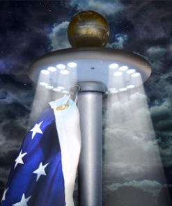 Flagpole Solar Light