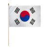 South Korea 12x18in Stick Flag