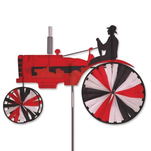 38 in. Tractor Red Spinner