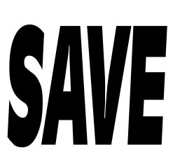 3' x 10' Stop Save Now Banner