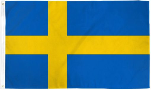 Swedish 2x3 Poly Flag