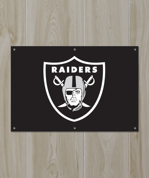 2'x3' Raiders Fan Banner