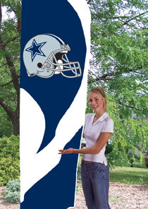 Dallas Cowboys Tall Team Flag Kit