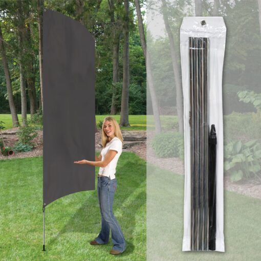 Tall Team Flag Pole is a 11'- 4 PC POLE, Metal Flag Pole for Tall Team Flags