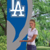 Los Angeles Dodgers Tall Team Flag Kit