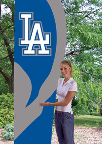 Los Angeles Dodgers Tall Team Flag Kit