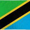 Tanzania 3x5' Poly Flags