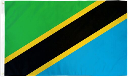 Tanzania 3x5' Poly Flags