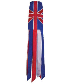 United Kingdom Flag Windsock 40-Inch, British Flag Windsock