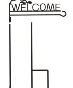 Welcome Garden Flag Stand