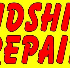 3' x 10' Windshield Repair Banner