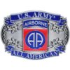 US Army 82ND Airborne 3-1/4" Belt Buckle