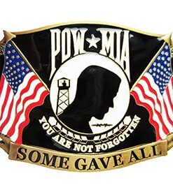 POW-MIA All Gave Some, Some Still Give U.S. Flags Belt Buckle